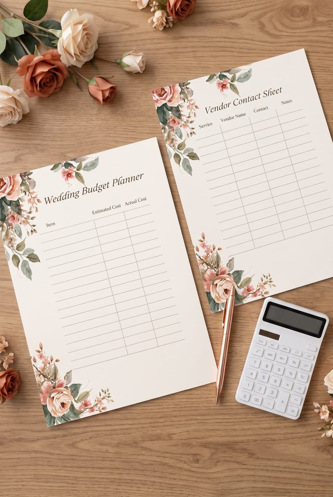 Asymmetric Corner Botanicals planner overview